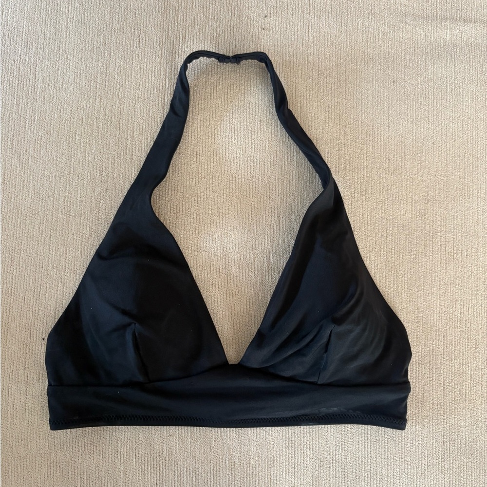 H&M Black Halter Bikini Top